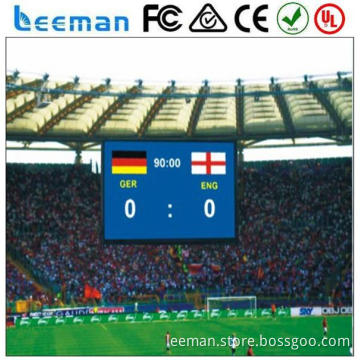 good price multi use scoreboard advertising football stadium perimeter led Leeman ultra thin led panel light display screen